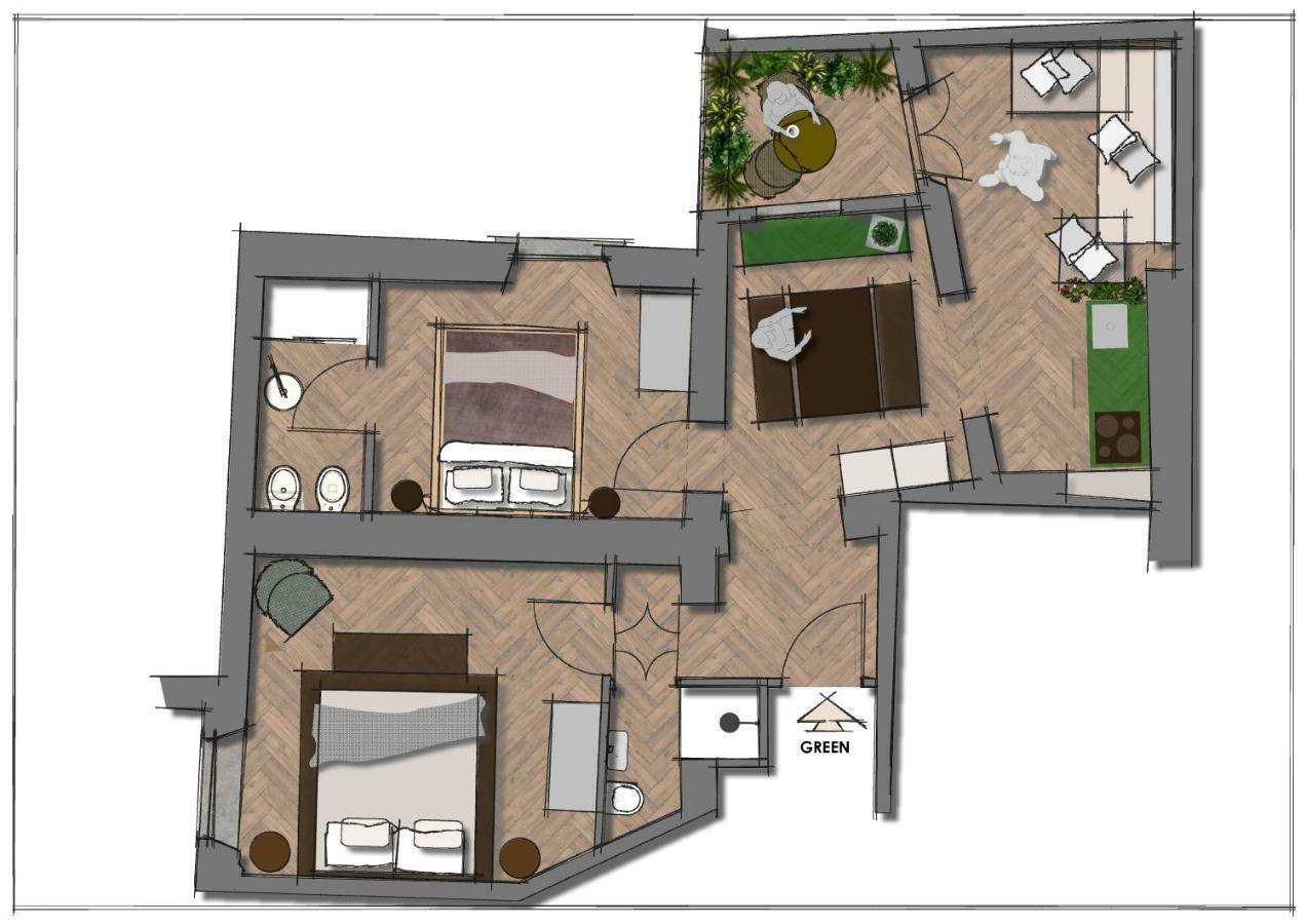 Apartment with Balcony